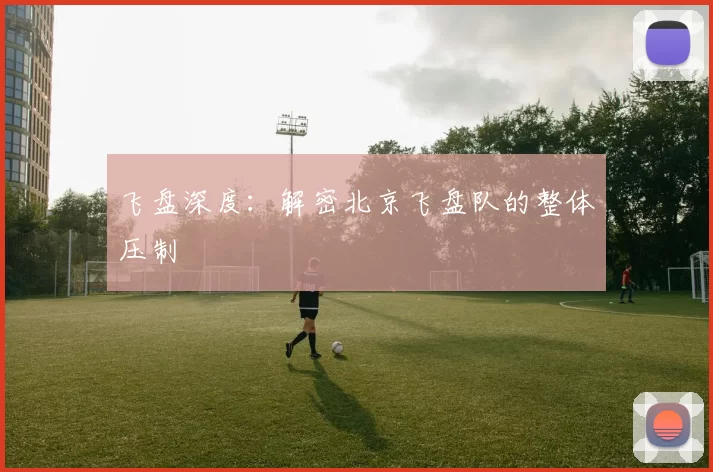 飞盘深度：解密北京飞盘队的整体压制